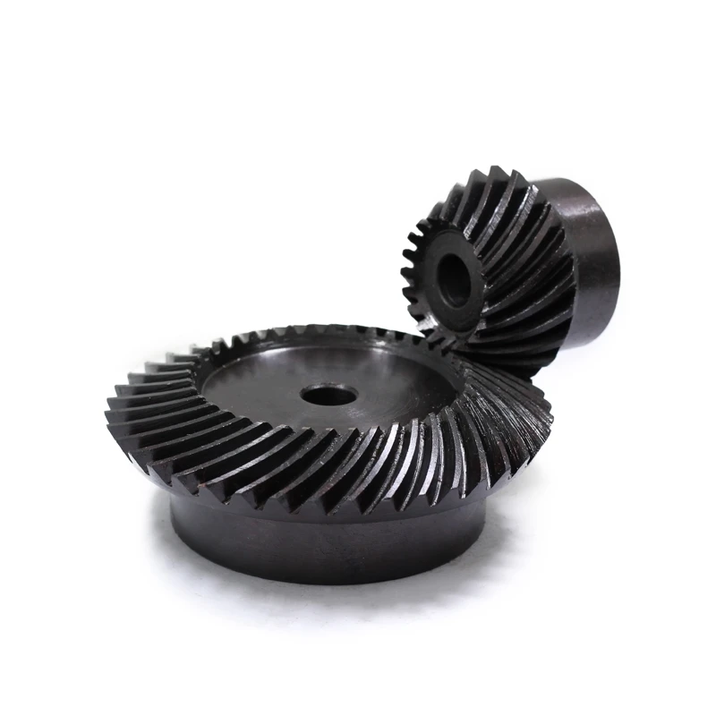 Carbon steel hardened 1:1 bevel gear bracket customized bevel gear 90 degree bevel gear