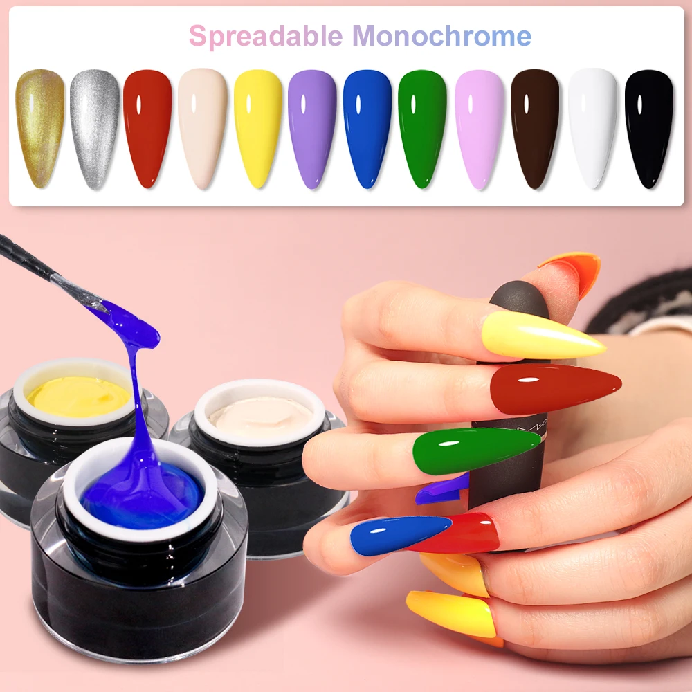 Painting Gel Professional Nail Paint Gel 10ml High Quality Private Label UV Nail Art Drawing Painting Gel