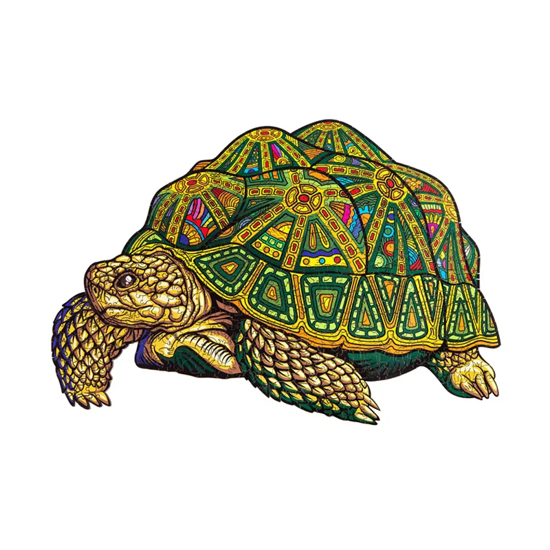 
High Quality Custom 3D Animal Wooden Puzzle Jigsaw Unique Shape Jigsaw Pieces Best Gift for Kids and Adults 