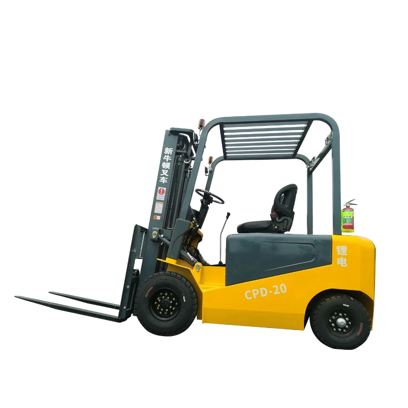 storage hydraulic 2 ton electric forklift container ramp power forklift operator work forklift manufacture