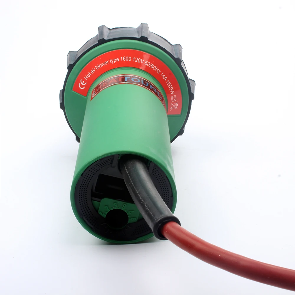 HEAT FOUNDER Professional 120V 230V 1600W 3400W Hot Air Weld Heat Gun For Tarpaulin, PVC BannerWelding