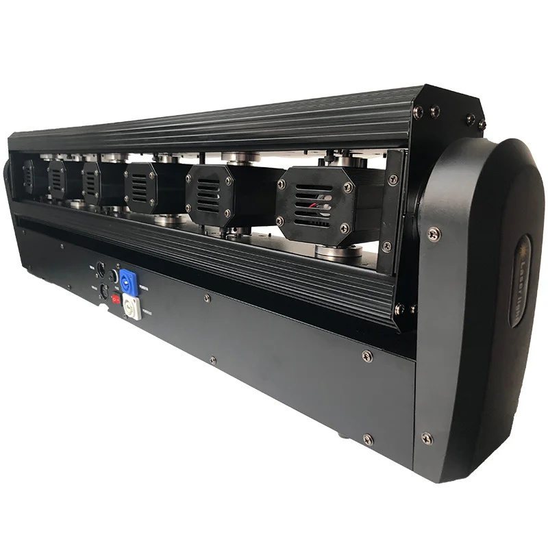 Sharpy light 6 глаз 500 мВт Лазерная движущаяся головка Rgb лазерная линия освещения для ночного клуба