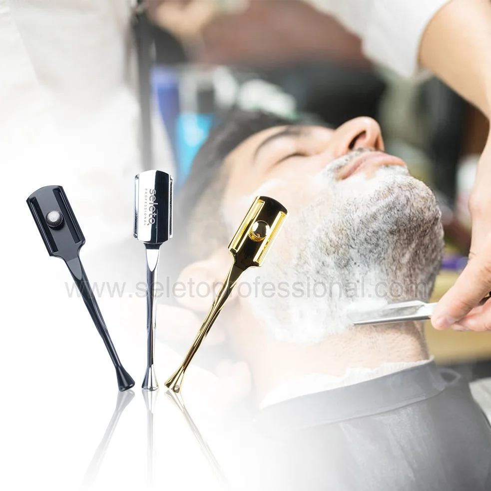 Adjustable Double Edge Safety Razor Head Knife Custom Razor Shaving Logo Double Edge Hair Cutting Razor