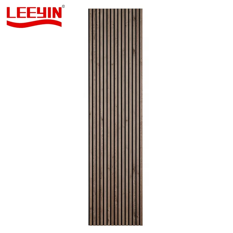 Free Sample Modern Wood Wall Panels Wood Slat Accent Walls Sustainable Akupanel Acoustic Panel Wooden