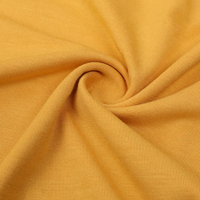  Factory Manufacturers Wholesale 95% Rayon 5%Spandex Spring Autumn Plain Soft Cheap Slub T Shirt Jersey