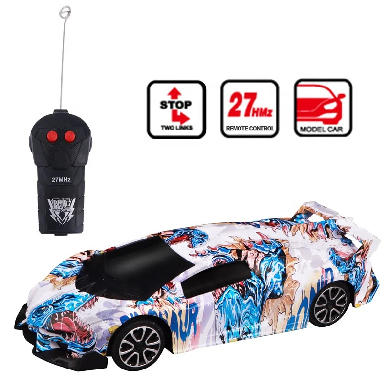 simulation model toys 2 channel 1/18 remote control car kit for wholesale