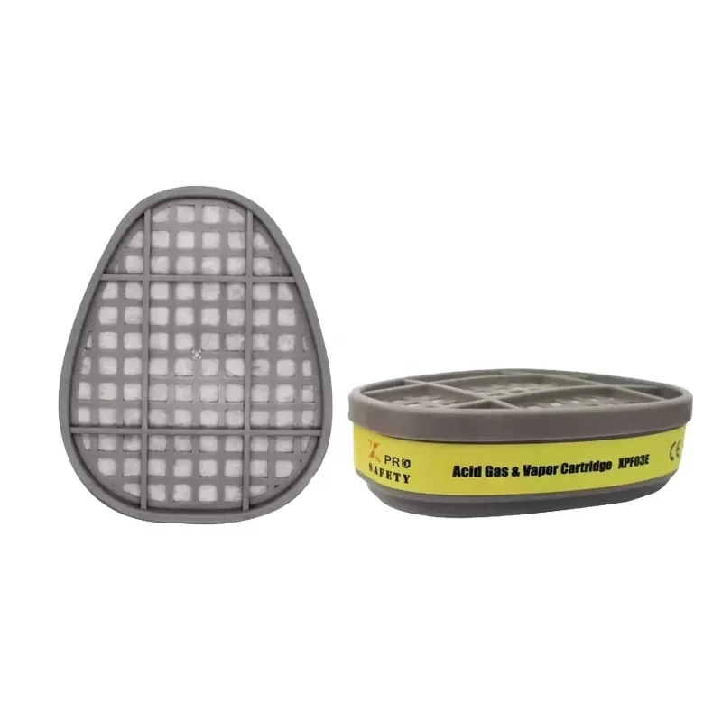 High Quality XPRO Industrial Particulate Filter Accessories Organic Vapor Acid Gas Full Half Gas Mask  Respirators Double Filter