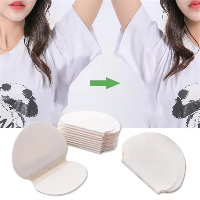 Hot Sale Adhesive Disposable Sweat Pad Armpit Antiperspirant Deodorant Underarm Sweat Patch Unisex Sweat-absorbent pad Stickers