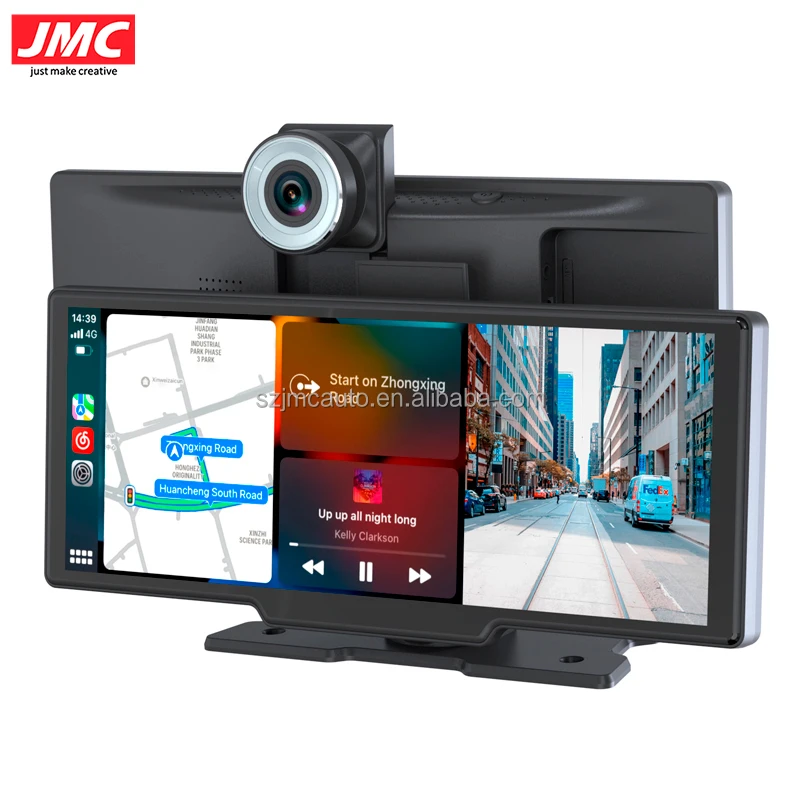 JMC Build-in GPS Mini Dash Cam Mirror Dashboard Car Rear Camera With G Sensor Mirror dvr 4k Rear View Mirror Camera