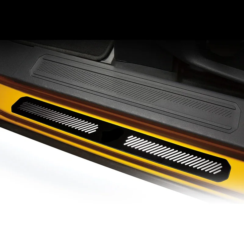 Custom Stainless Steel Door Sill Plate Side Step For Ford Bronco Car Accessories