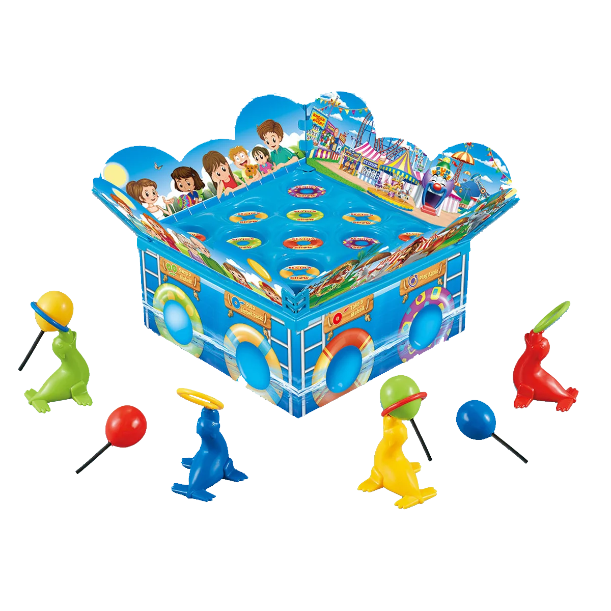 russian version new family interactive table playgame sea lion show with various accessories