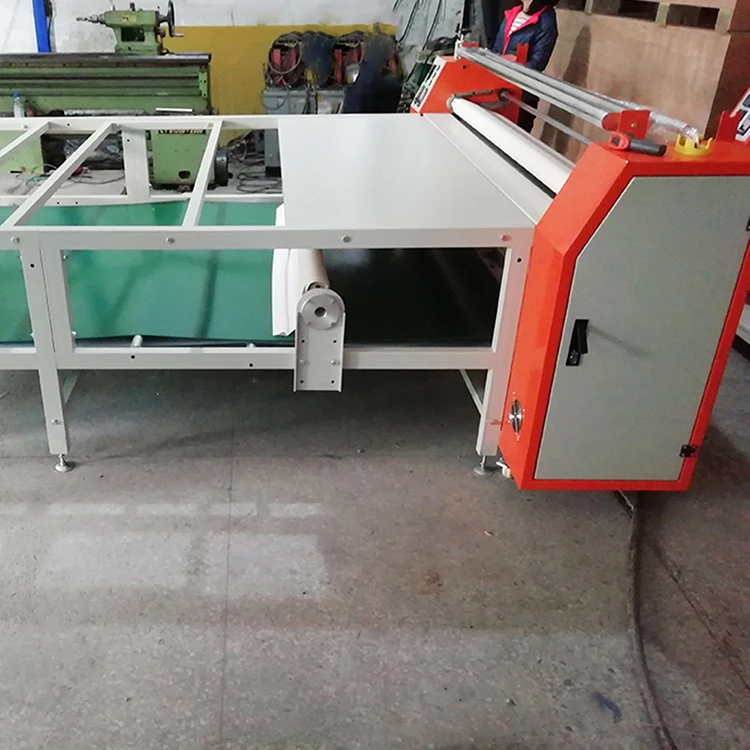 200mm  diameter  Factory roller calender 1.7m wide fabric heat transfer roll heat press