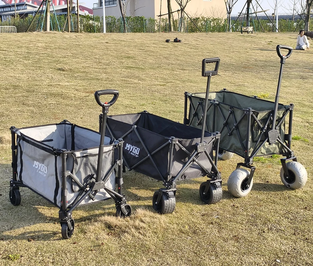 Heavy Duty Baby Kids All Terrain Collapsible Utility Camping Folding Beach Wagon Cart
