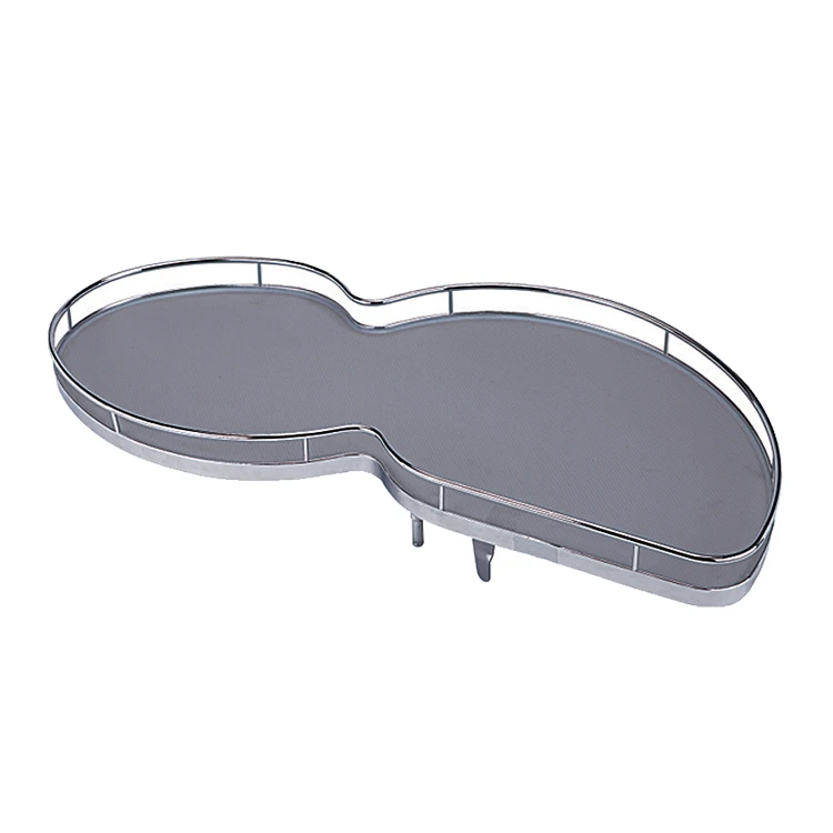 Metal lazy susan for kitchen cabinet