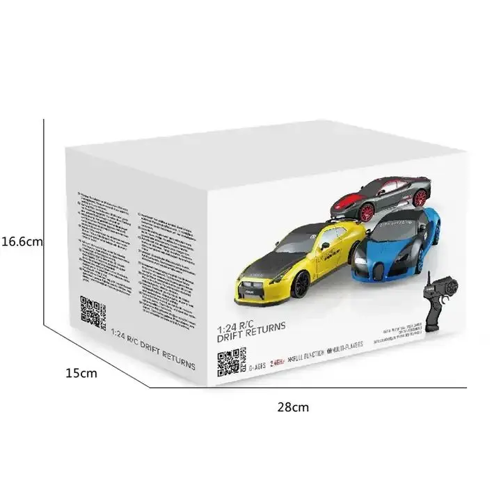 AE86 2 4 ГГц 1:24 15 км/ч Радиоуправляемый дрейф автомобиль игрушки Мини 4wd пульт дистанционного управления модель автомобиля гоночный