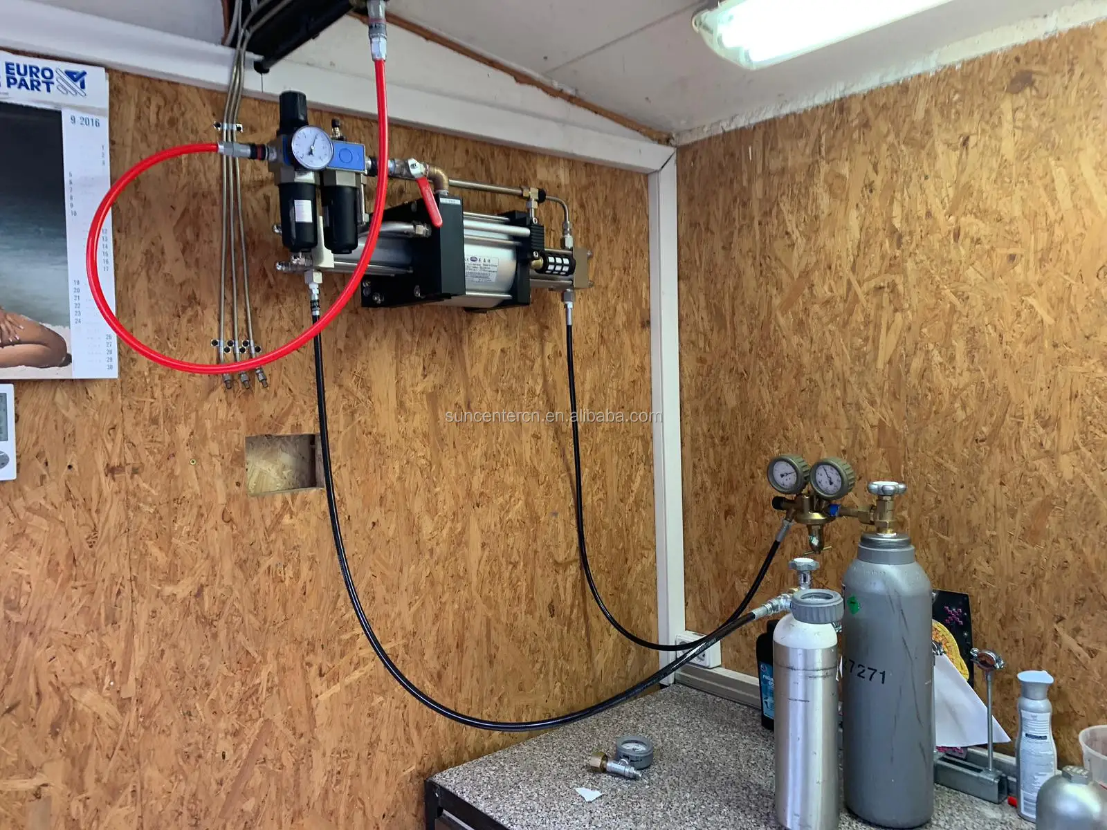 Natural High Pressure Pneumatic Oxygen Gas Booster Filling Pump