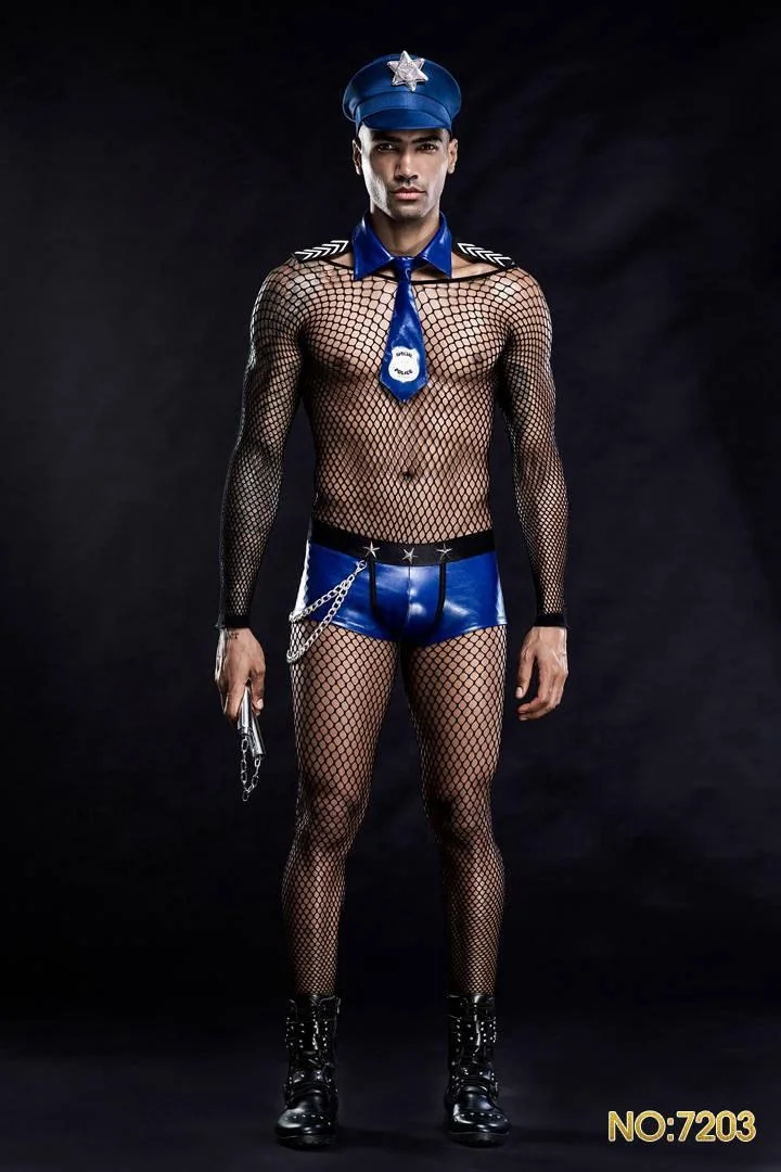 Sexy men costumes adult policeman cosplay police officer uniform