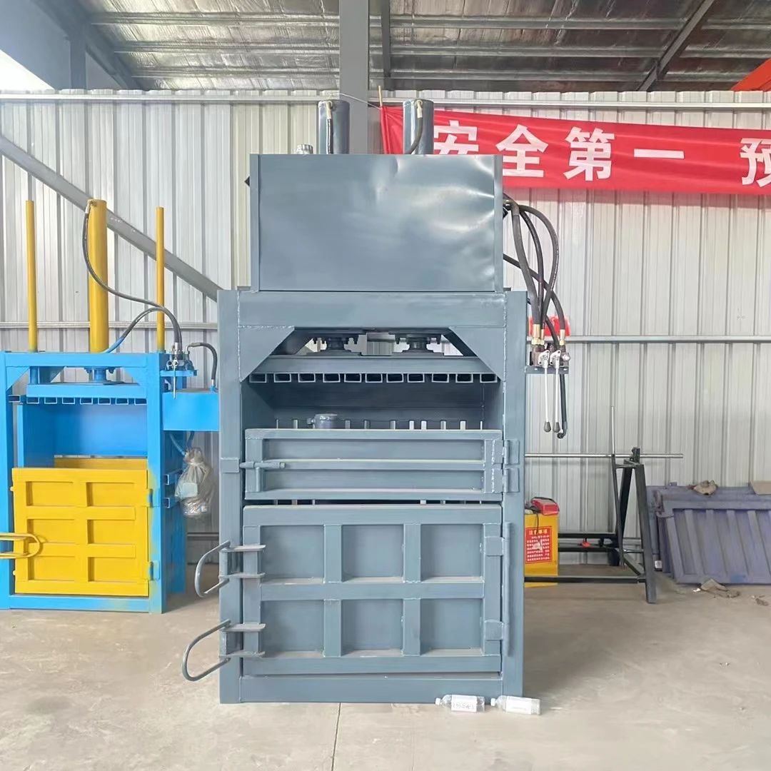 Wool bale press machine/hay bales machine/scrap baling machine