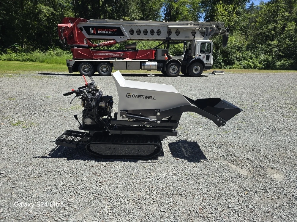 Wholesale ISO Certified Full Hydraulic 500Kg Gasoline Engine Powered Easy Operation Crawler Mini Transporter Minidumper