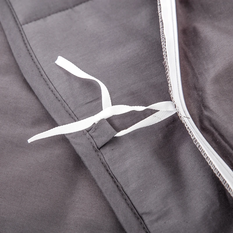 Wholesale custom soft and warm 100% cotton queen quilt covers bedding set for weighted blanket