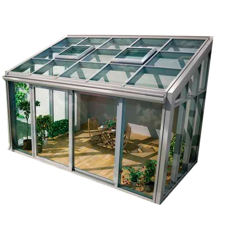 glass room with balcony gable end conservatory  best winter garden  glass front verandah for sale