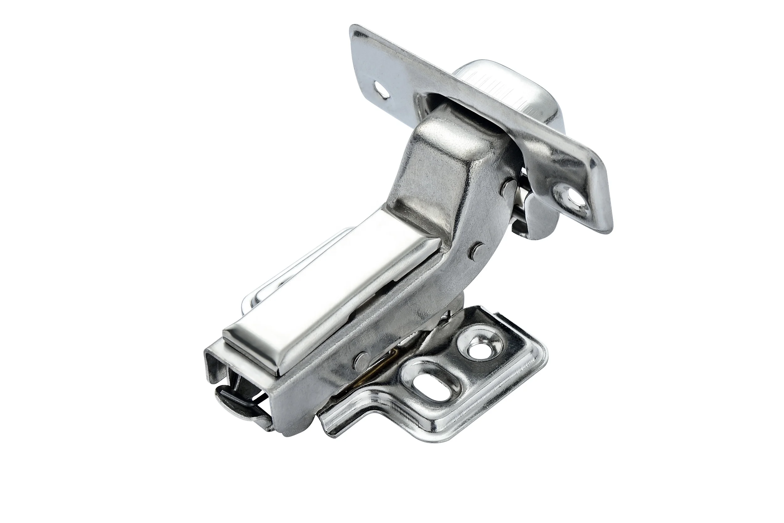 WEIZHIXING Stainless Steel 201 304 Middle Bend Pipe Hinge Hydraulic Cupboard Cabinet Hinge Door Concealed Bending Hinge