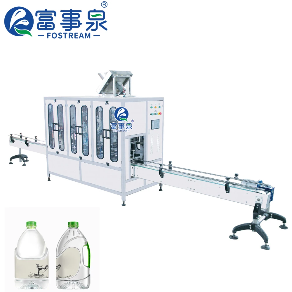Automatic Rinser Filler Capper Big Bottle 3L 5 L 10 Liter Bucket Mineral Water Filling Machine