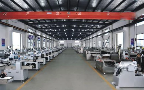 FILLING AUTO BRAND Automatic Continuous Vacuum Sealing Machine With Nitrogen Gas Filling Flush Sealing Machine