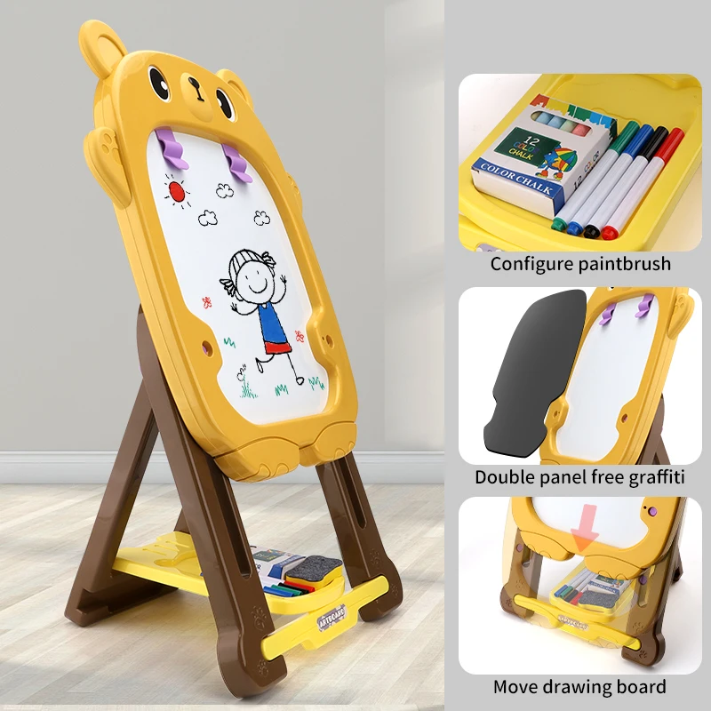 Zhorya Doodle Children Easel Magic Kids Magnetic Painting Drawing White Board Stand Drawing Toys