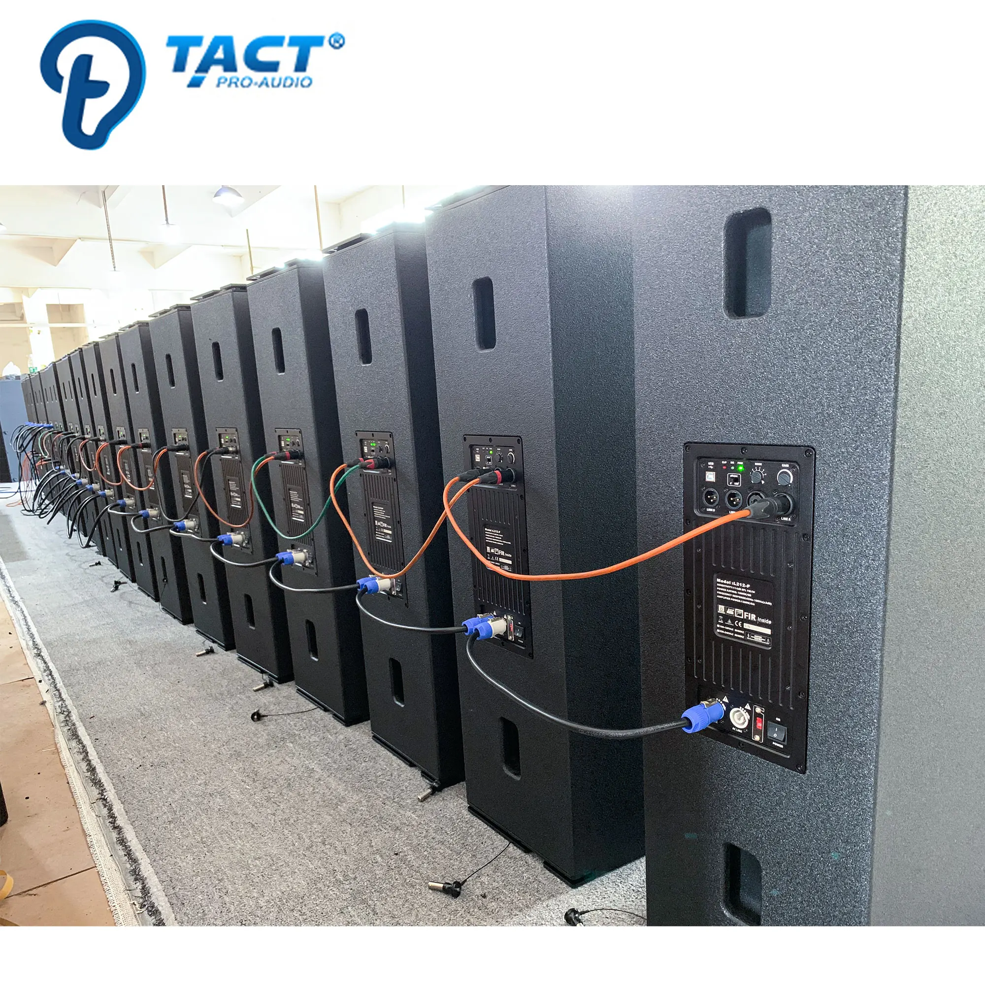 Hot sale powered line array speaker system dual 12 inch active line array speaker system