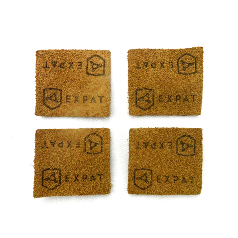 Patch Label Logo Embossed Sewing On Pu Leather Patch With Signature Branding On Custom Garment Custom Logo Jeans Leather Label