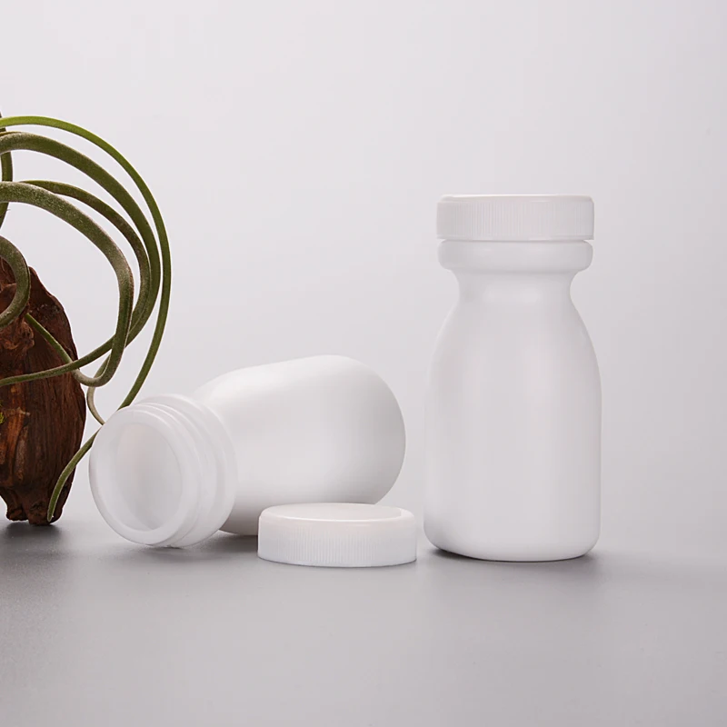 Tablet Pill Filling Counting Bottling Machine 150ml 5oz Plastic Pill Bottles With Customized Label From Customer And Screw Cap