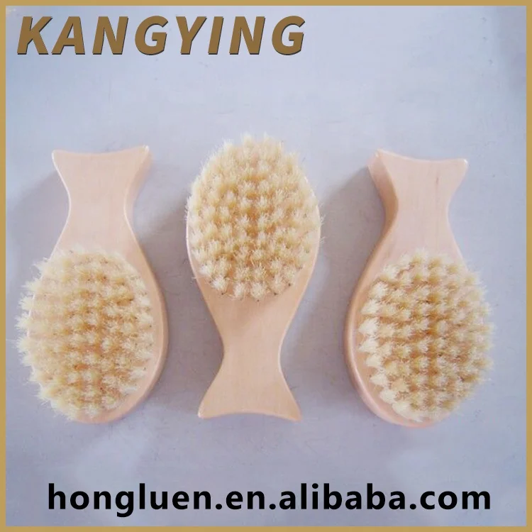 
Wholesale Natural Material Convenient Wooden Face Cleansing Brush 