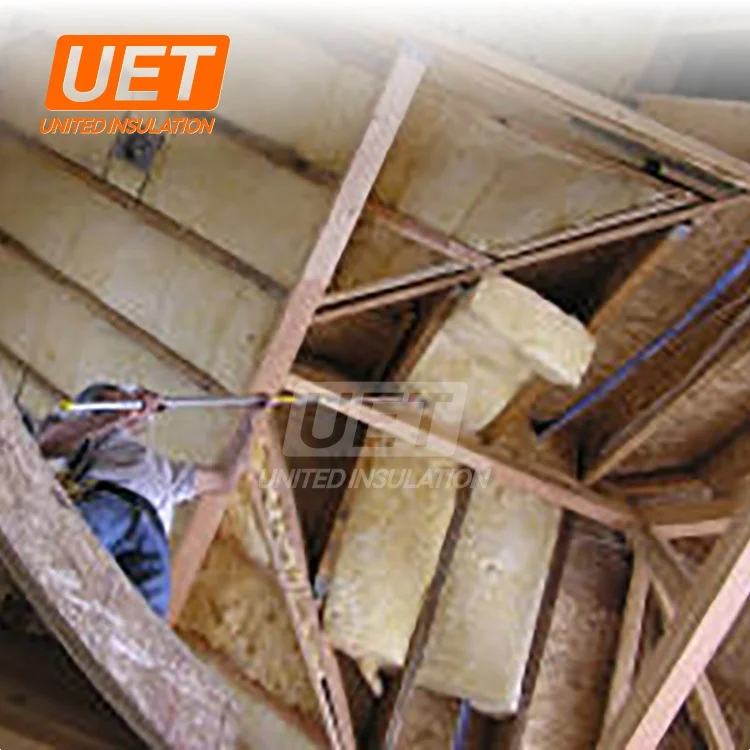 Американский рынок ASTM стандарт UL сертификация 90 мм R11 R13 R15 R19 желтый Стекловолоконный изоляционный материал для деревянного каркаса здания