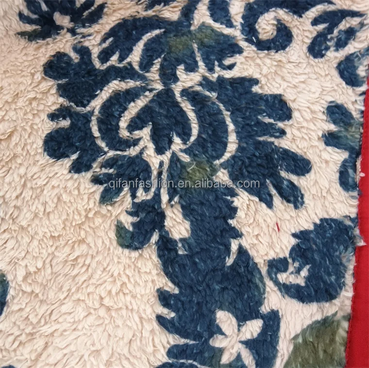 Custom High Collar Full Printing Fully Sherpa Fleece Shearling Jacket for Winter