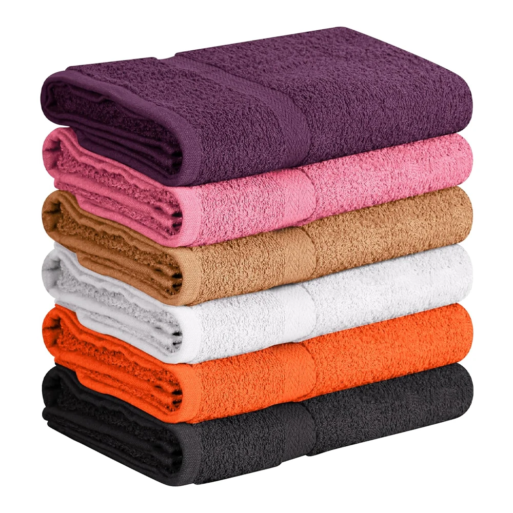 Wholesale Price Bath Towel Sets Logo Custom Size Logo Color 100% Cotton Hotel Bath Towels