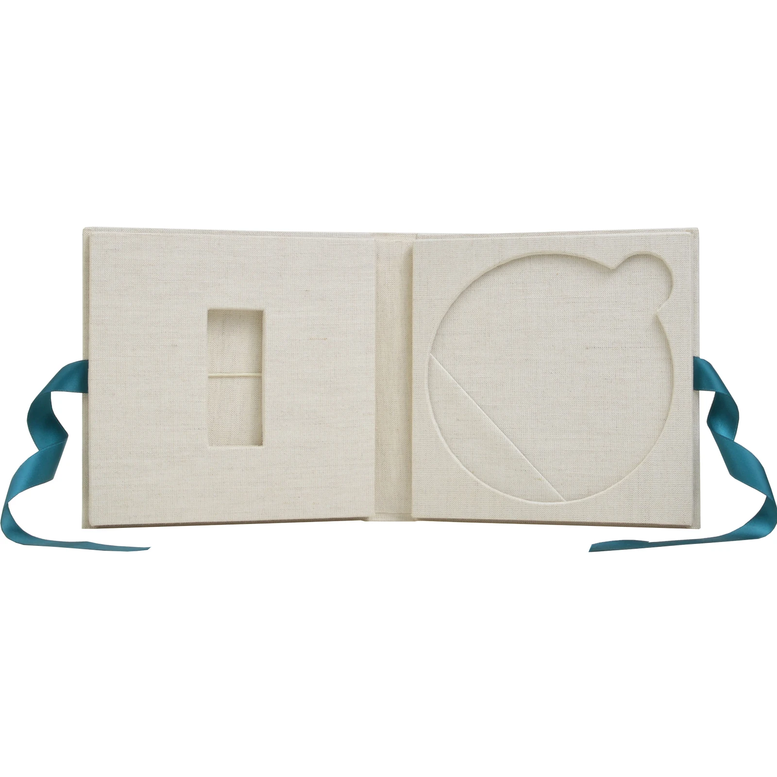 customize Linen USB DVD CD Case For Photographers