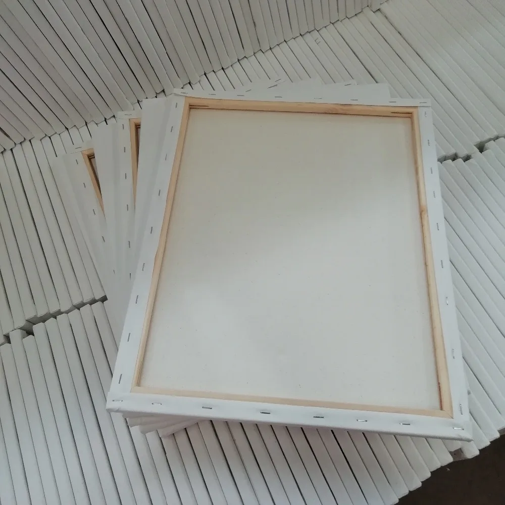 Wholesale Manufacturer Direct Sale Blank White Stretched Canvas For Painting Drawing