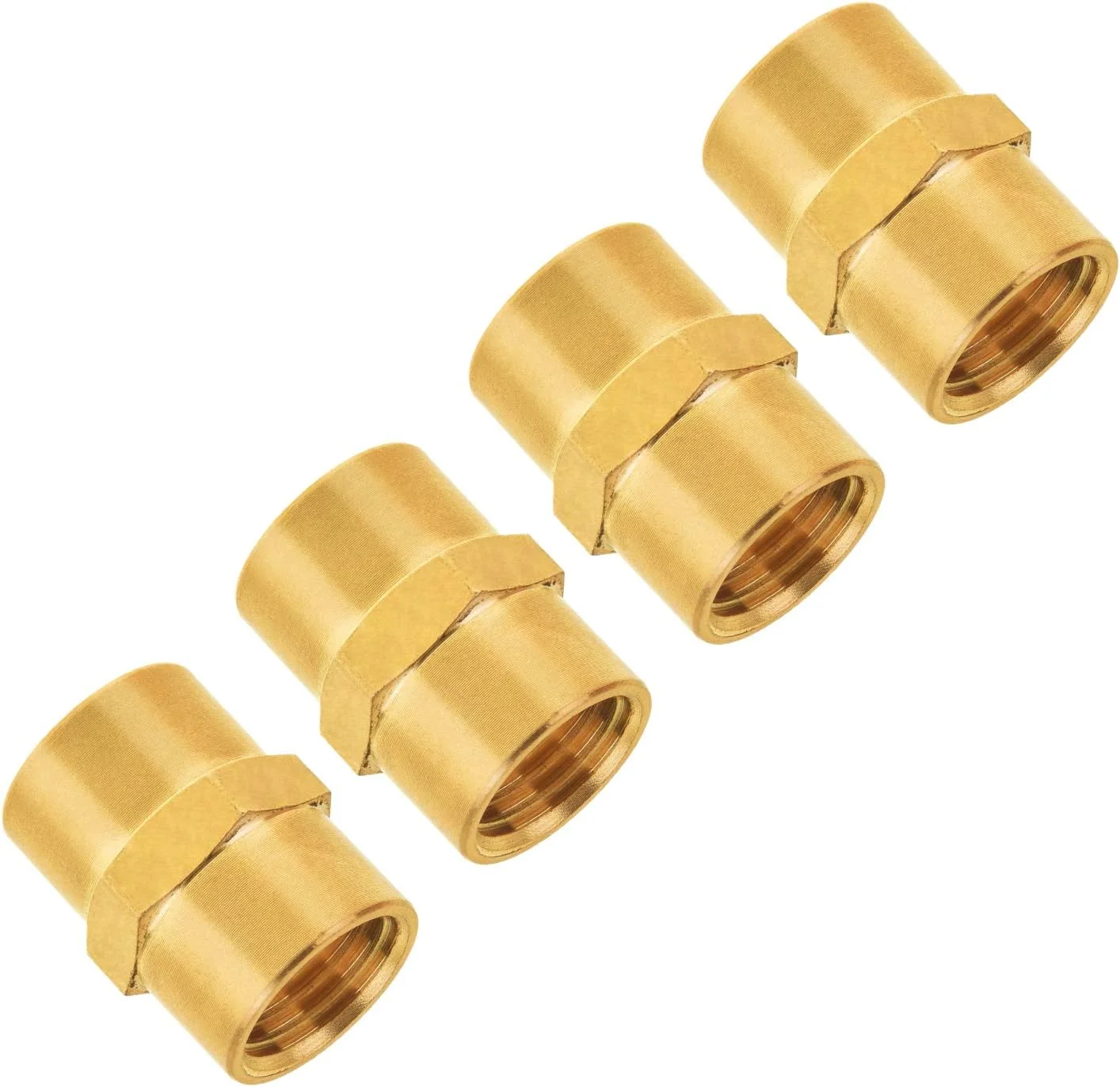 Brass Female Threaded Pipe Fittings Socket Banded for Water Supply