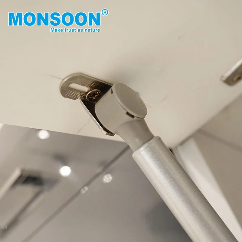 Kitchen cabinet Lid Support Straight Arm Pneumatic Door Gas Shock Fast install Gas Strut furniture hardware gas spring