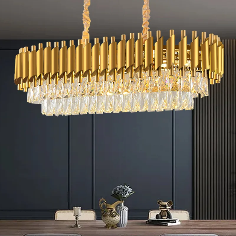 Chandelier Lighting Modern Chandelier K9 Crystal Beads for Chandelier Lighting Fixtures Modern Pendant Lamp