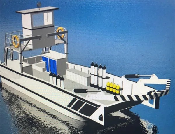 50-100pax  alu landing ferry boat for transport and tourist