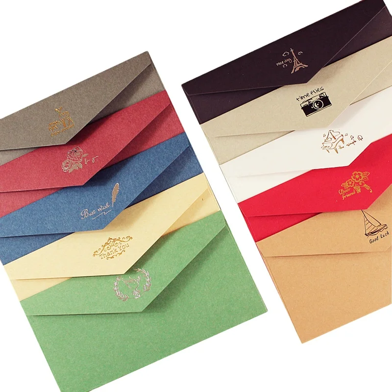 Custom print cardboard packaging paper kraft enveloppe