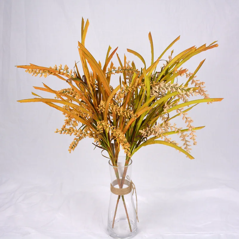 Factory direct wedding home decoration crepe paper wall artificial eucalyptus flower