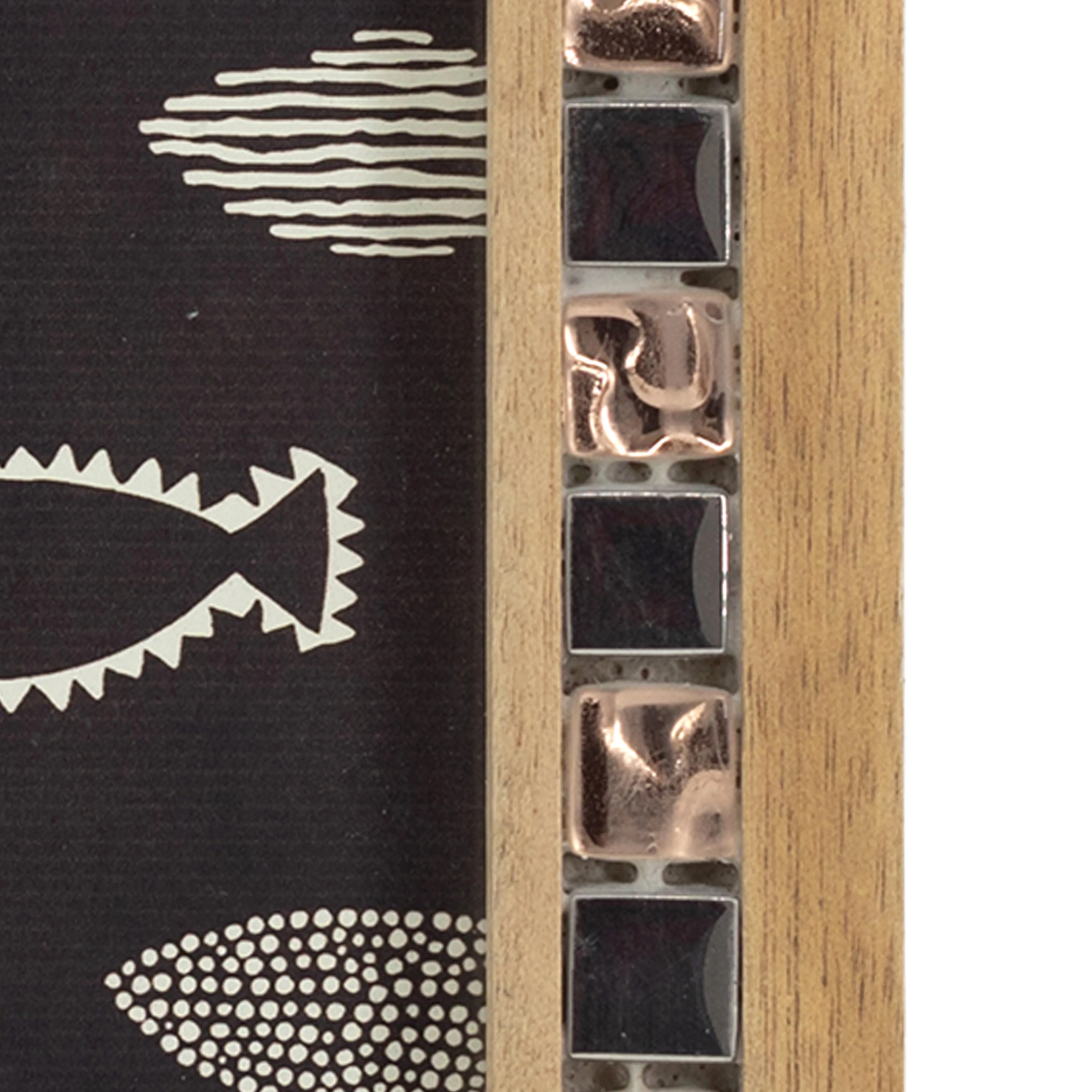 High quality custom Wood Photo Frame Box Stand Wall Art Framed Display Picture With Mat