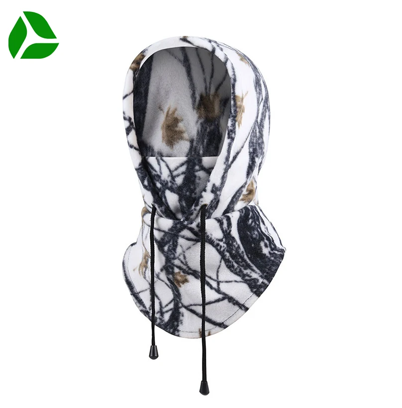 Velvet Balaclavas Wind-Resistant Winter Neck Gaiter Fleece Mask for Men Women Warm Face Cover Hat Cap Scarf Camouflage Ski Masks