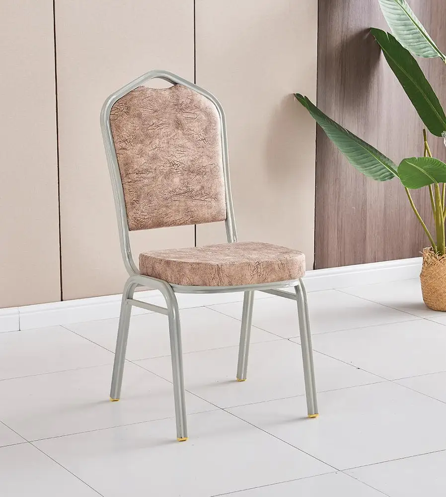 Have in stock cheap price restaurant dinning banquet hotel chairs with metal legs