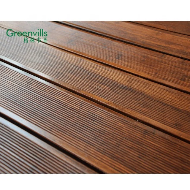 strand woven carbonized decking outdoor flooring not wpc flooring composite decking