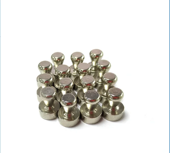 Hot selling  16*21mm office  whiteboard  push pin fridge magnet  customized refrigerator