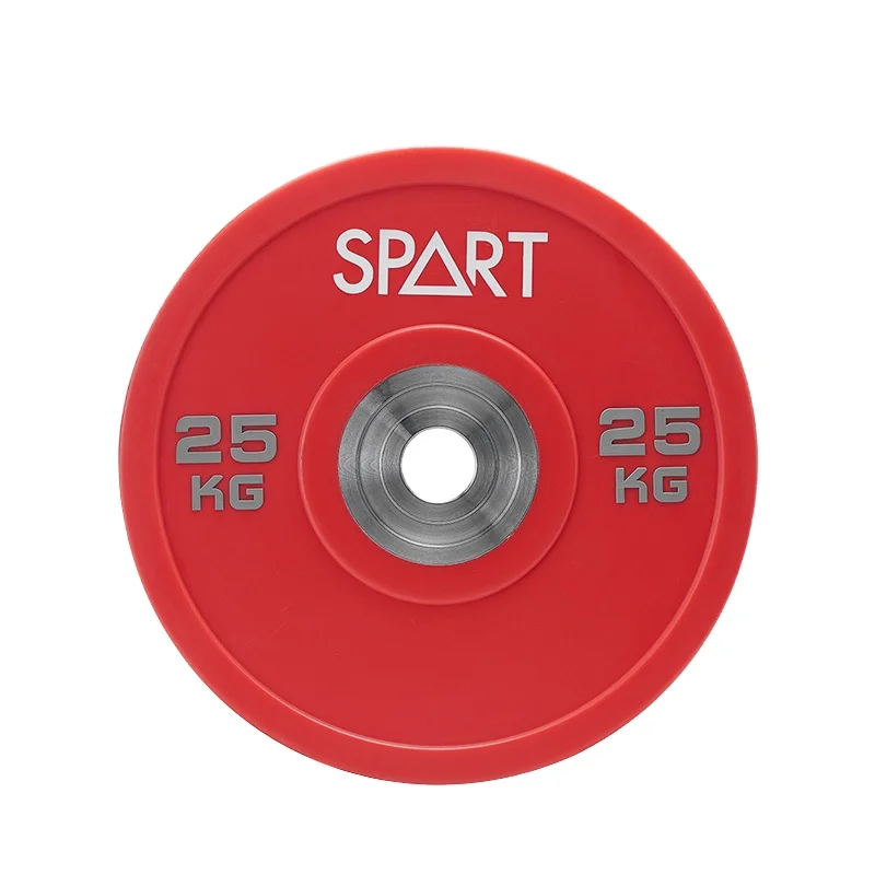 Weightlifting Equipment Color  Urethane Competition Cast Iron PU coated Flange bumper plate